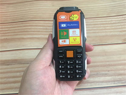 Mini Rugged Mobile Phone, 1.8", Push Button,Dual Sim, BT,Dual Flashlight, MP3,Wireless FM,BigHorn Dustproof Shockproof CellPhone
