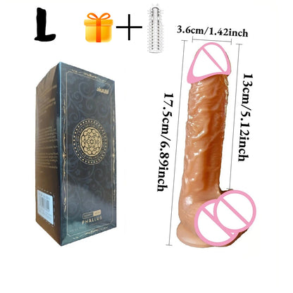 A Dildo Suitable for Beginners Butt Plug Realistic Adult Sex Toys with Strong Suction Cups, Anal Dildos  for Women and Couples