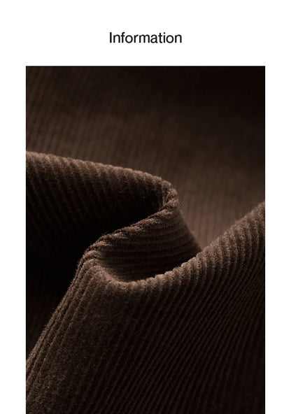 TOYOUTH Women Skirt 2025 Autumn New Corduroy Pure Cotton Ankle Length Umbrella Skirt