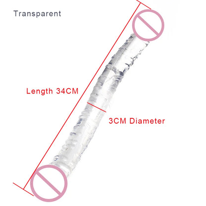 Sexy Toys Both Ends Dildo For Women Vaginal Plugs Prostate Massager Masturbators Adult Supplies Anal Dilator Exotic Accessories