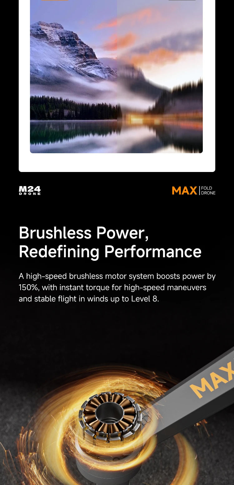 Aerial Drone 4.5-inch Large Screen M24 GPS Positioning Payload Delivery Touchscreen Control 360° Intelligent Obstacle Avoidance