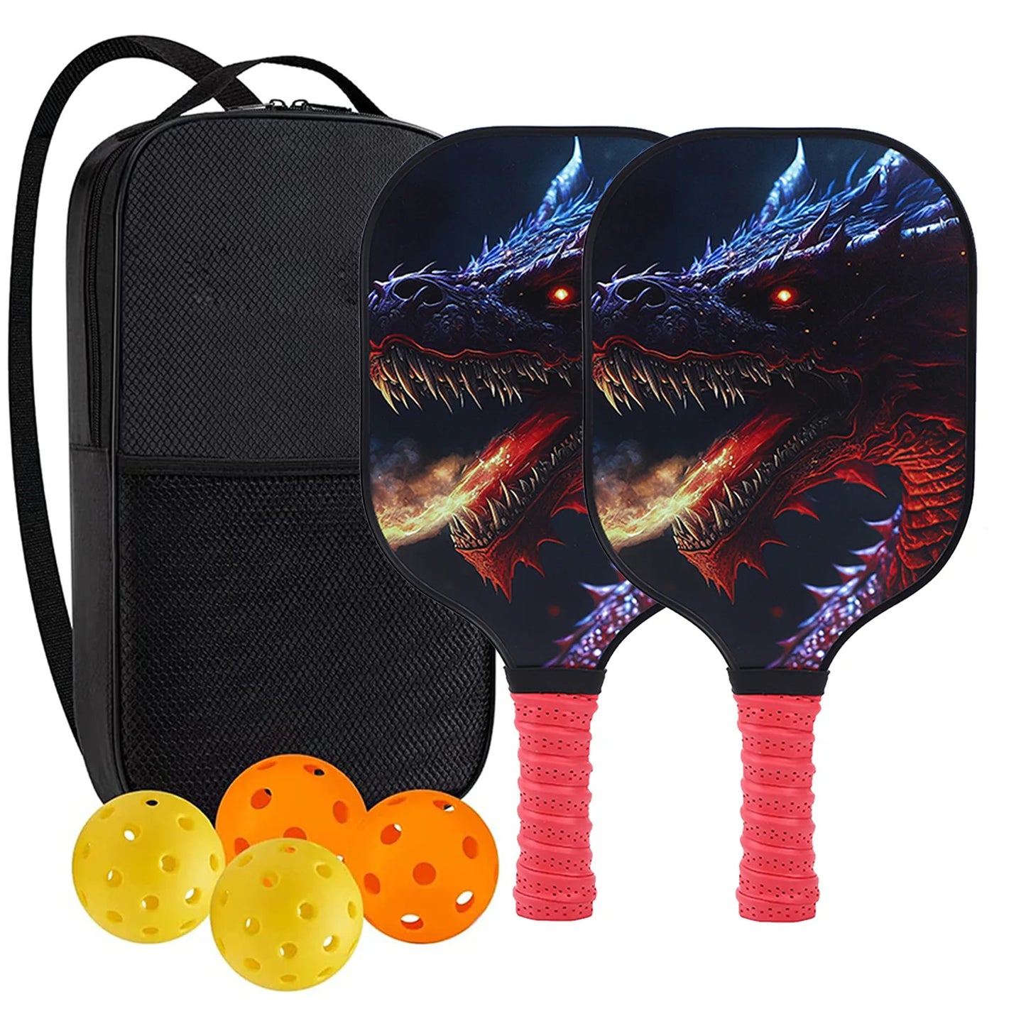 Pickleball Paddle Carbon Fiber USAPA Approved Pickleball Set Sports 6 pieces with packaging Outdoor Beach Tennis Racket