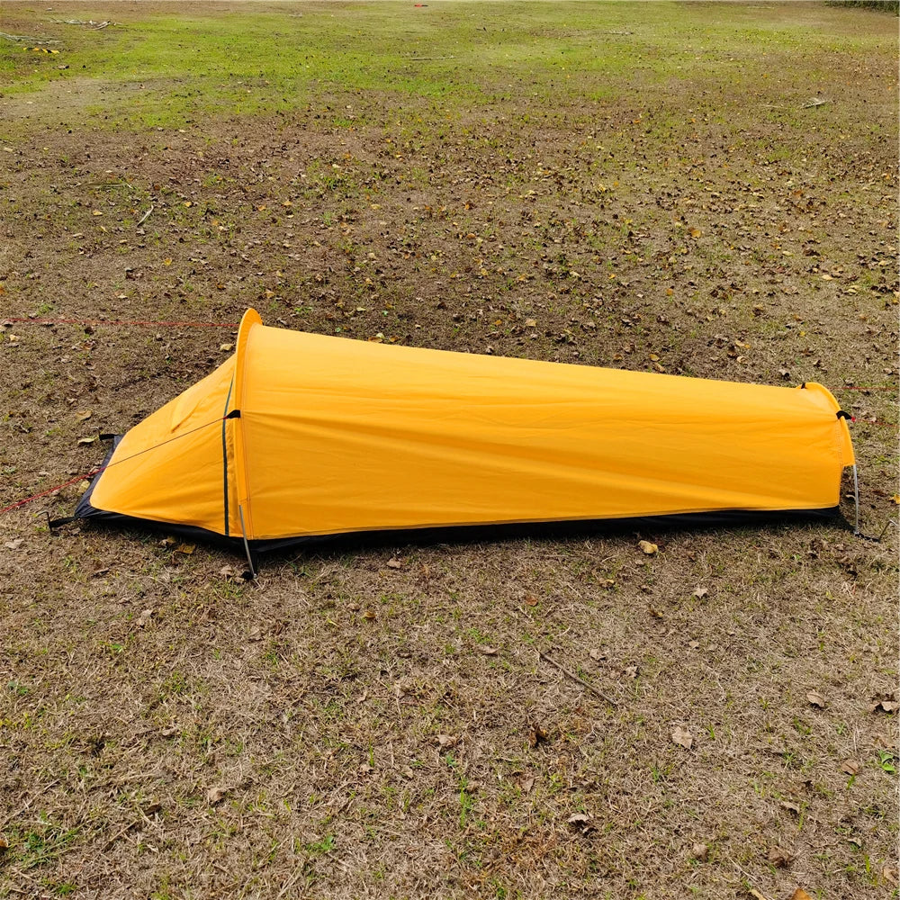 Backpacking Tent Outdoor Camping Sleeping Bag Tent Lightweight Single Person Sleeping Tent for Outdoor Camping  Travel Hiking