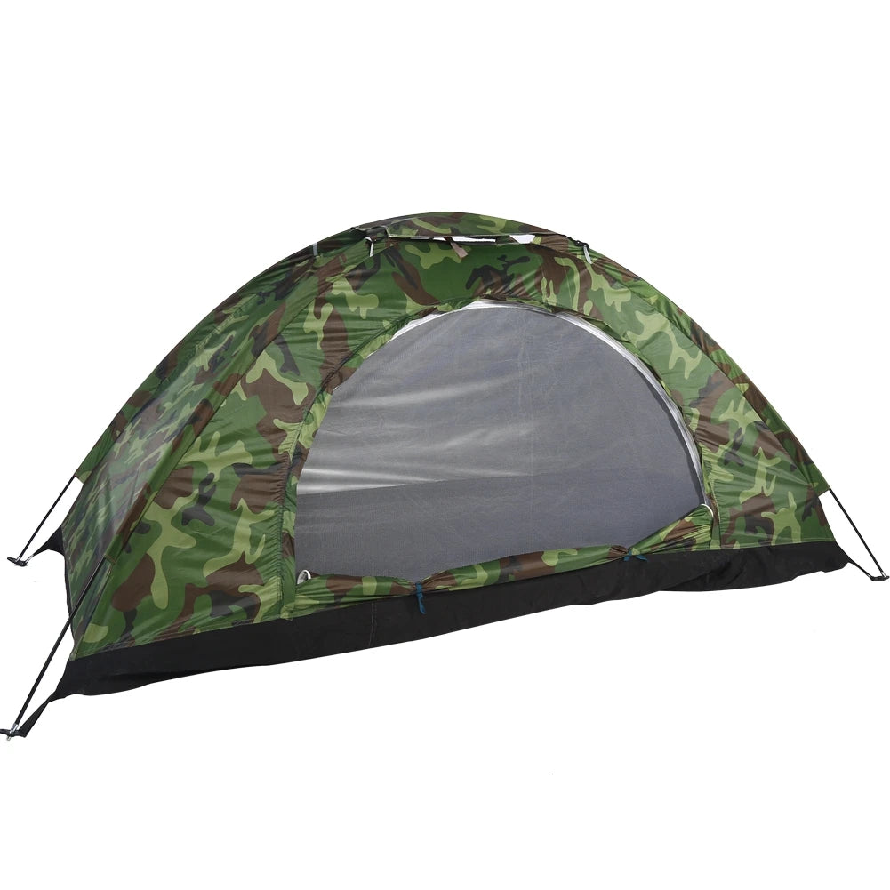 Camouflage Tent One Person Tent Outdoor Tent Tent Outdoor Camouflage UV  Waterproof One Person Tent for Camping Hiking