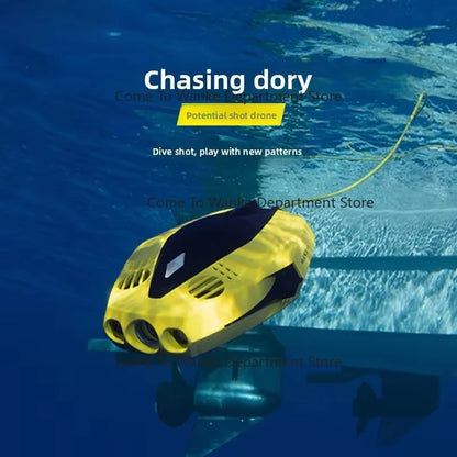 HD Underwater Dro-ne Remote Control Multi-Visual Chasing Dory Diving Photography Underwater Ro-bot