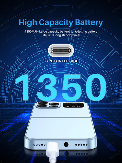 Foldable Mobile Phones Speed Dial 2 SlM Cards 2.4" Display Cellphone Call Recording LED flashlight Blacklist FM Radio Telephones