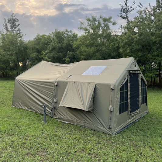 Air Tent, Inflatable Camping, Outdoor Fabric, Portable Inflatable Tent, Large High-quality House Tent，8.2 Square Meters