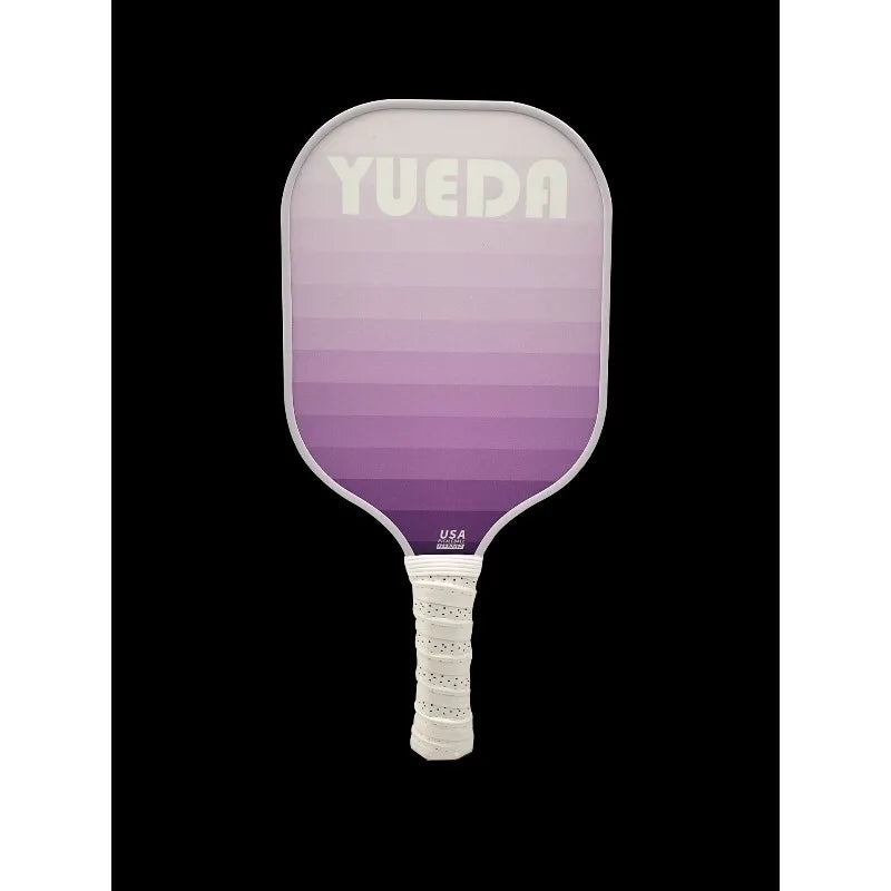 Gradient Color Pickleball Paddles Set USAPA Approved Fiberglass Fiber of 2 Lightweight Pickle Ball Rackets with 4 Balls 1 Bag