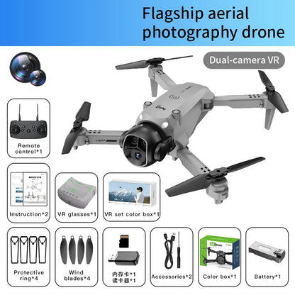 Lenovo Drone With Optical Flow Hovering 4k Hd VR Glasses Intelligent Remote Control Professional Camera Folding Flight Toy Gift