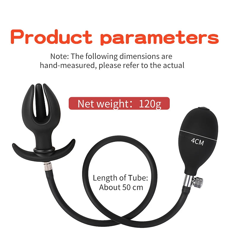 Adult Products Dildo for Anal Toy Expandable Butt Plug Silicone Massager Sex Toy for Women Men Inflatable Anal Plug Backyard Toy