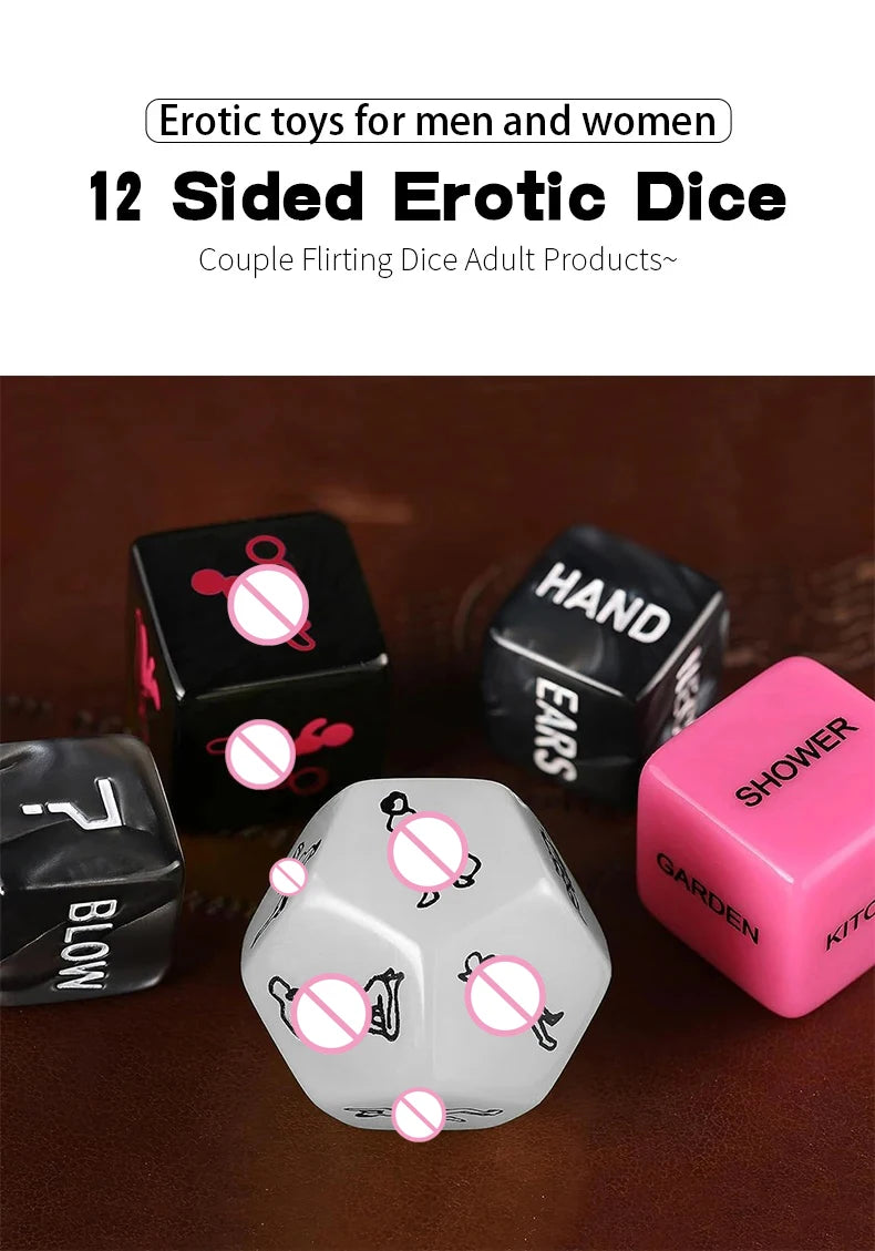 Runyu Adult Couple Sex Dice Game Toys Male And Female Flirting Dice And Adult Bedroom Gifts Couple Games Sexy Adult Toy Sex Toys