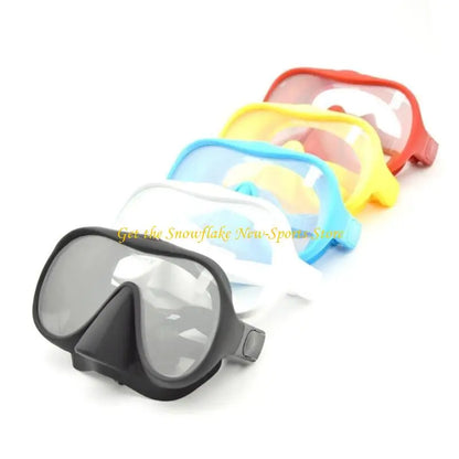 E56D Diving Mask Silicone Anti-Fog Snorkeling Goggles Underwater Mask