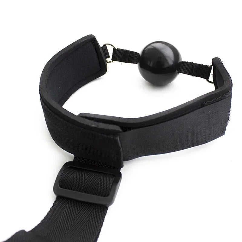 BDSM Adult Games Erotic Sex Toys for Woman Couples Restraint Ball Mouth Prank Handcuffs Fetish Bondage Restraints Sexy Shop 18+