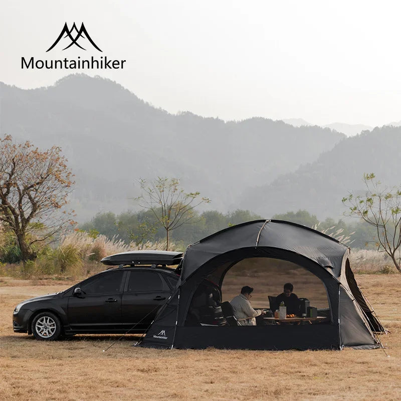 Mountainhiker 8-10 person outdoor camping dome camping tent lightweight luxury round large canopy large sunshade pavilion tent