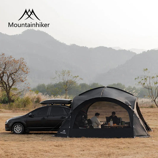 Mountainhiker 8-10 person outdoor camping dome camping tent lightweight luxury round large canopy large sunshade pavilion tent