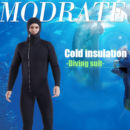5mm Thickness Hooded Wetsuits Waterproof Jumpsuit Swimwear For Swimming Surfing