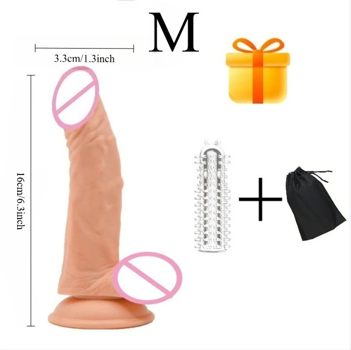 Adult Sex Toys Realistic Dildo with Suction Cup Waterproof  Stimulator Vaginal Anal Masturbator Dildos Female stimulator vagina