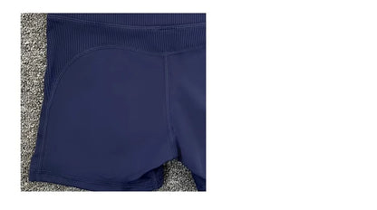 High-Waist Yoga Pants Women's Fitness Running Shorts Breathable Quick-Dry Elastic Spring Summer Training Three minutes of pants