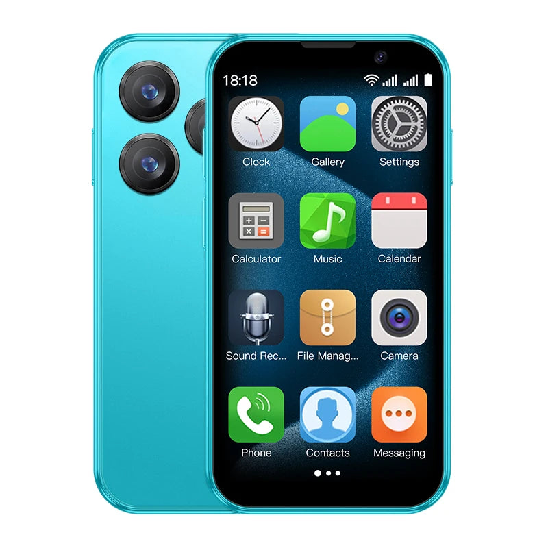 SOYES XS18 Pro 2GB RAM 16GB ROM Android9.0 Mini Smartphone With Facial Recognition Dual SIM Standby 3G Network 3.0in Small Phone