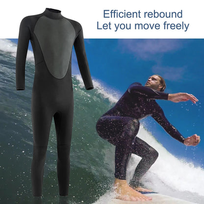 3MM Wetsuits Men Neoprene Diving Surfing Swimming Full Suits Cold Water Keep Warm Zipper Water Sports Full Diver Suit