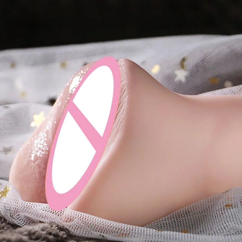Adult Masturbation Sex Toys High Quality Male Portable Pocket Pussy Lifelike Female Vagina Anal 2 Holes Adult 18+ Sex Products