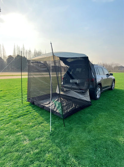 Lohascamping Car box docking tent  Portable Waterproof SUV Tail Tent 3-4 people Dome tent Sunshade Tunnel style tent,Large tent,