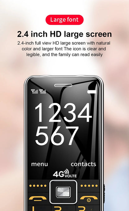 Low Price Elderly Mobile Phone Big Push Button Fast Call Dual Sim Cards Loud Sound Cellphone SOS Two Torch Cheap Large Battery