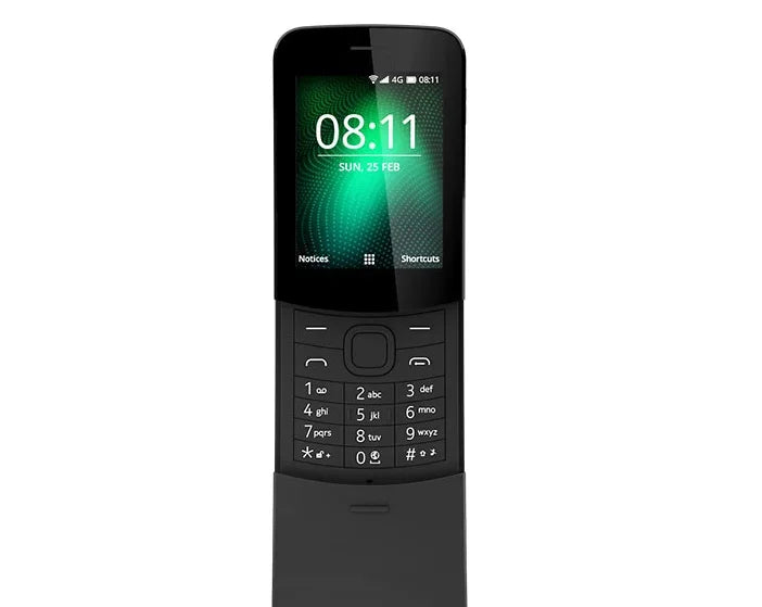 Original 8110 4G LTE Dual-SIM Mobile Cell Phone Banana Unlocked Sim Free WIFI GPS Slide KaiOS Smartphone