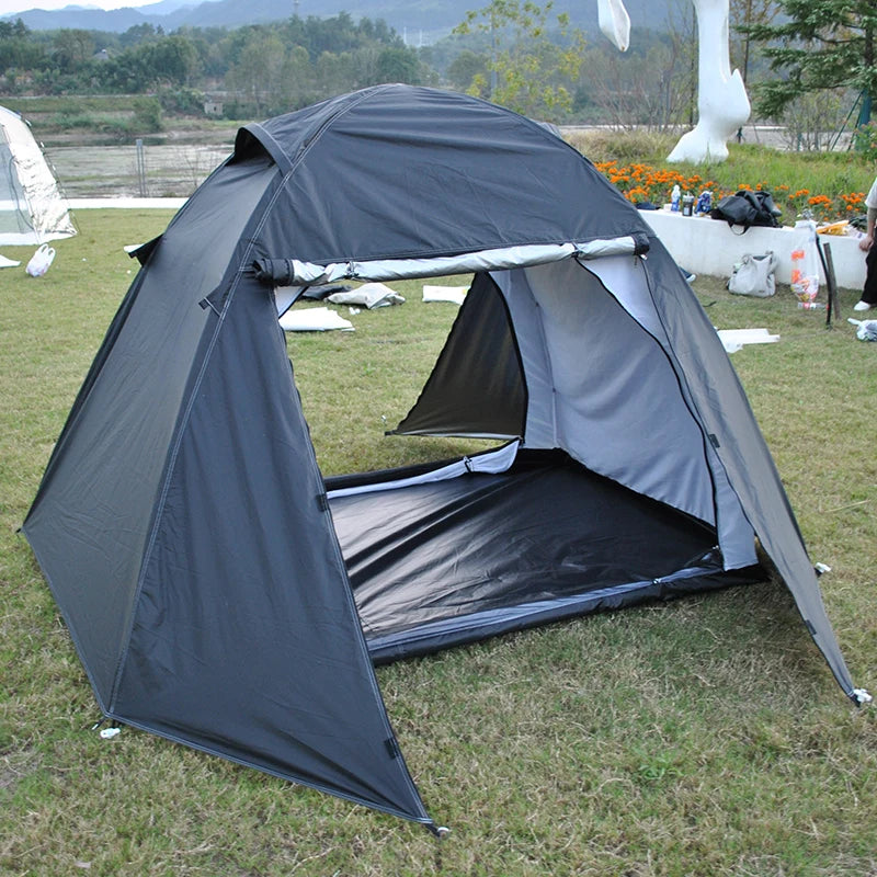 Camping Tent with Rainfly, 2, 3 Person Tent, Set up in 10 Mins, Weatherproof Tent for Camping, Festivals, Backyard, 2 Layers