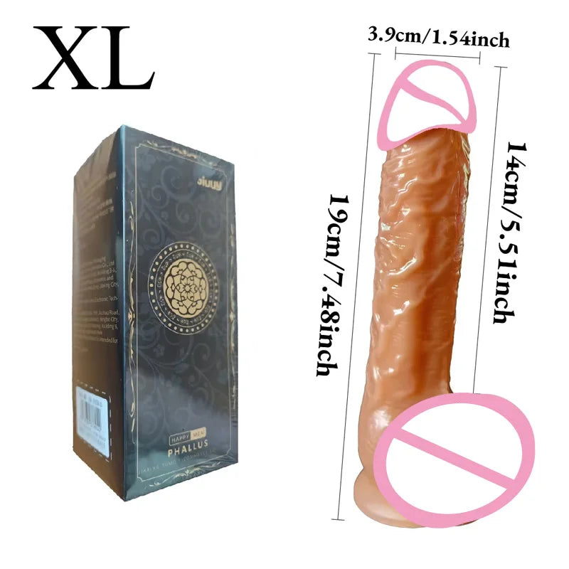 Adult Sex Toys Anal New Realistic Dildo Huge Sucker Soft Dildos for Women Masturbator Female Vagina Massage Anal Plug Product18+