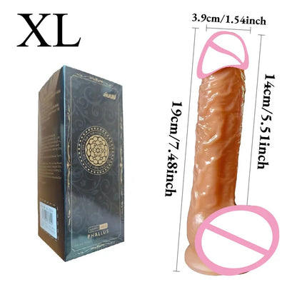 Adult Sex Toys Anal New Realistic Dildo Huge Sucker Soft Dildos for Women Masturbator Female Vagina Massage Anal Plug Product18+