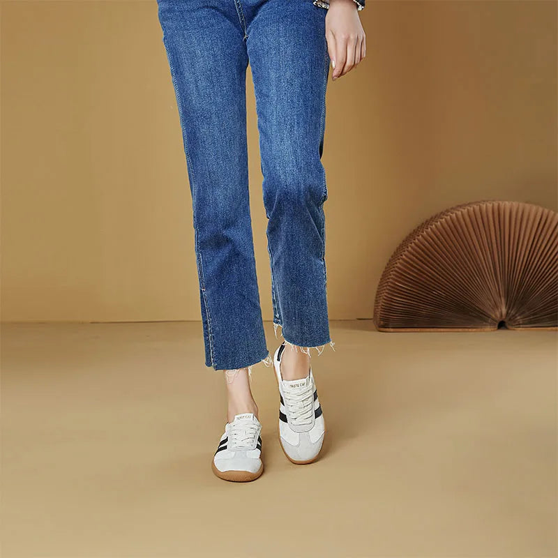 AIYUQI 2026 New Spring and Autumn Women's sneakers  Flats Dexun Women Shoes Genuine Leather, Stylish, Non-slip female Shoes