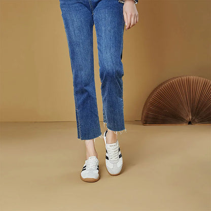 AIYUQI 2026 New Spring and Autumn Women's sneakers  Flats Dexun Women Shoes Genuine Leather, Stylish, Non-slip female Shoes