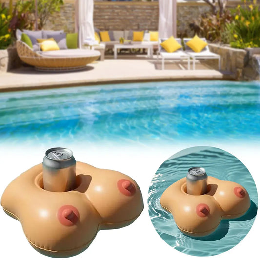 Inflatable Drink Holders,Floating Beverage Holder For Swimming Pool Portable Inflatable Drink Holders For Bathtubs Spa Fun