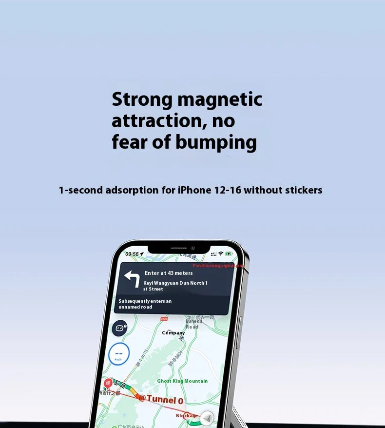 LIXIANG L6L7L8L9mega car mobile phone holder car navigation magnetic wireless ultra-fast charging special accessories