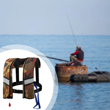 Adult's Sailing Inflatable Life Jackets Ultimates Convenience For Outdoor Water Activities