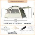 Camping Tents Automatic Pop Up Beach Camping Tent Portable Foldable Waterproof UV Sun Shade Instant Hexagonal Shelter Outdoor