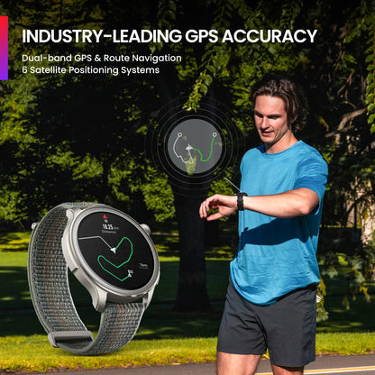 Amazfit Balance 46mm Smart Watch 150+Sports Modes 14-Day Battery Dual-Band GPS SmartWatch For Android IOS Phone