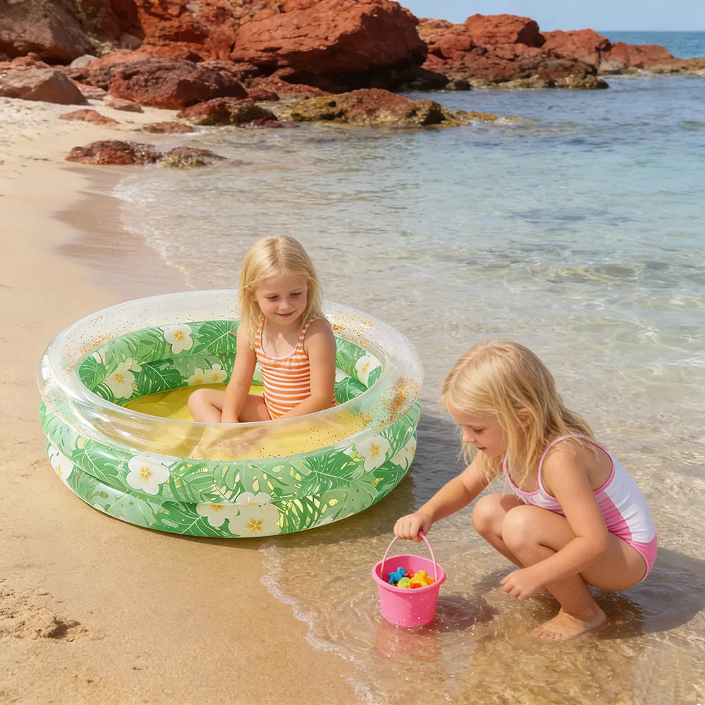 1pcs Inflatable Bathtub Swimming Pool Inflatable Pool Retro Blow Up Swimming Pool Family Cute Thickened Water Pool ﻿ ﻿