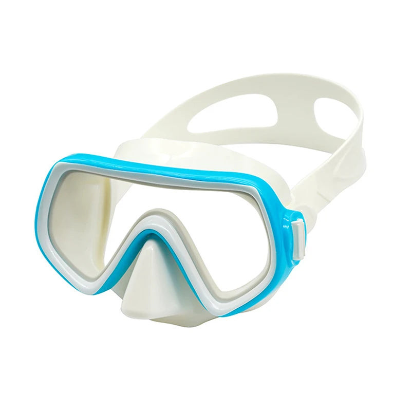 Diving Mask Waterproof Swimming Goggles Panoramic HD For Adult Youth Silicone Skirt Anti-Fog With Nose Cover Swimming Equipment