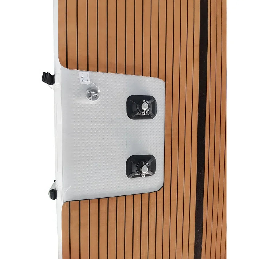 DWF Inflatable Water Mat Floating Dock Swim Fishing Pontoon Platform Air Deck Drop-Stitch Basking Dock for Sale