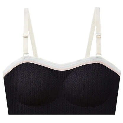 Lingerie Adjustable Wireless Bra Close-fitting Elastic Traceless Brassiere for Women Anti-sagging Gathered Breasts Seamless Bras