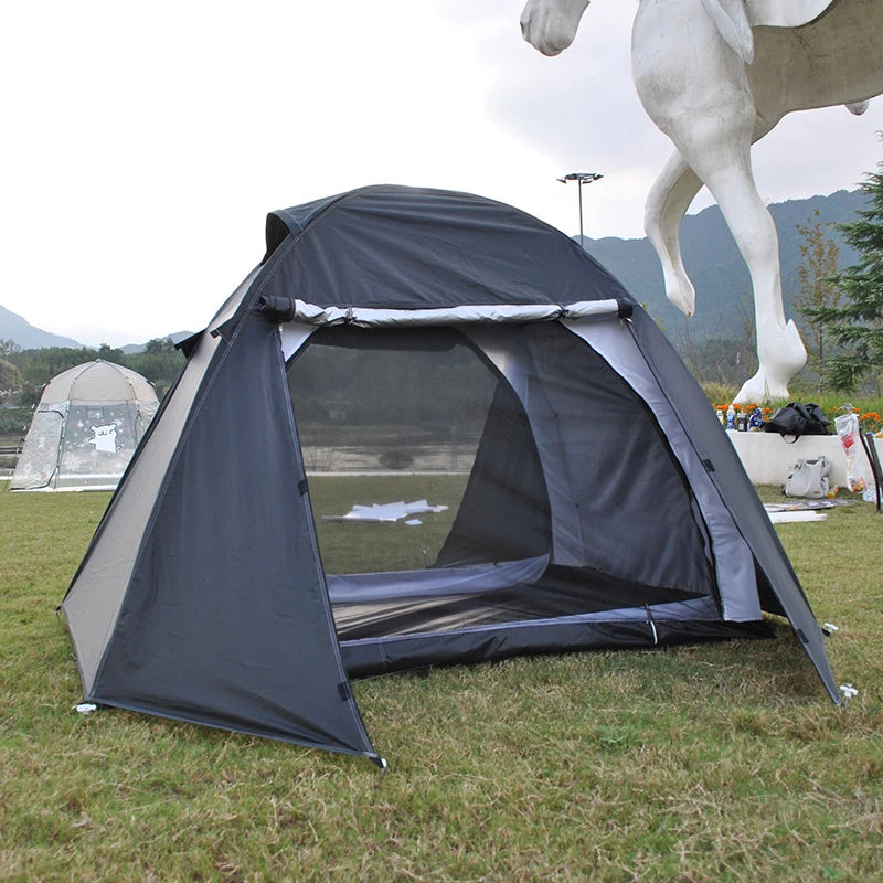 Camping Tent with Rainfly, 2, 3 Person Tent, Set up in 10 Mins, Weatherproof Tent for Camping, Festivals, Backyard, 2 Layers