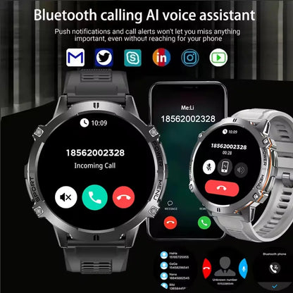 2025 New Outdoor Military Smart Watch Men 1.73" AMOLED IP69K 5ATM Waterproof 1000mAh Super Large Battery BT Call Smart  Watches