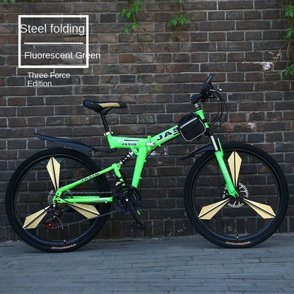 Mountain Bikes Adult Bikes Men's And Women's Variable Speed Bikes Dual Shock Absorbing Folding Mountain Bikes Student Bikes