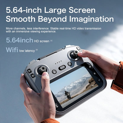 Professional Drone with 4K Dual Camera, Video Drone, Quadcopter, 360, Intelligent Obstacle Avoidance, Gift, New, 2022