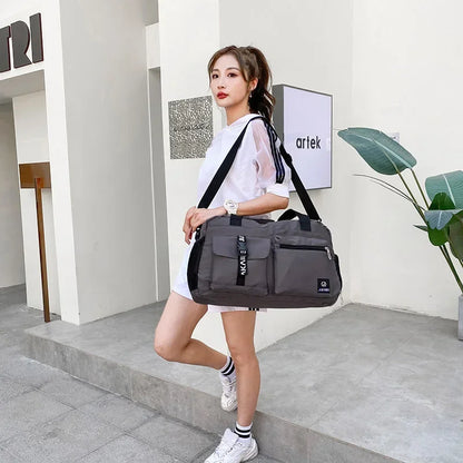 Large Crossbody Duffle Fashion Women's Travel Bag - Casual Sport Shoulder Handbag for Men Quality Luggage Bag
