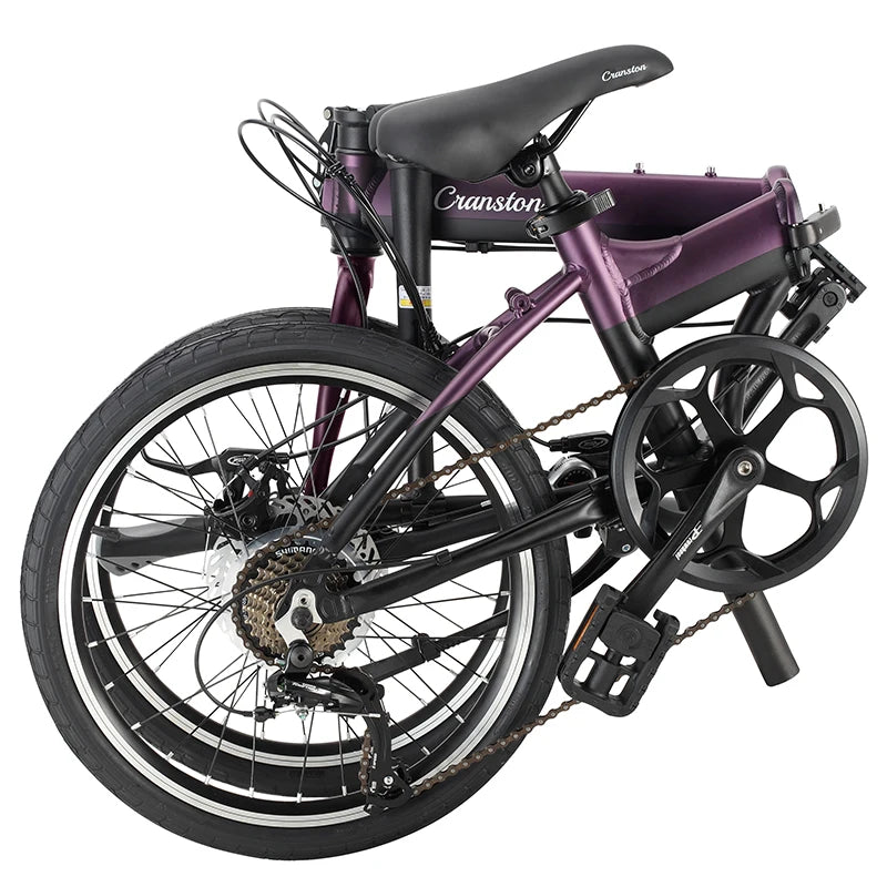 20 Inch Folding Bike Ultra-light Portable Variable Speed Bicycle Unisex For Work General Adult Leisure Bicycle