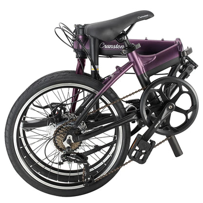 20 Inch Folding Bike Ultra-light Portable Variable Speed Bicycle Unisex For Work General Adult Leisure Bicycle