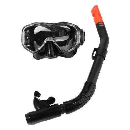 Waterproof Underwater Snorkeling Mask Breathing Anti Fog Women Diving Suit No Leaking with Breathing Tube Swimming Goggles